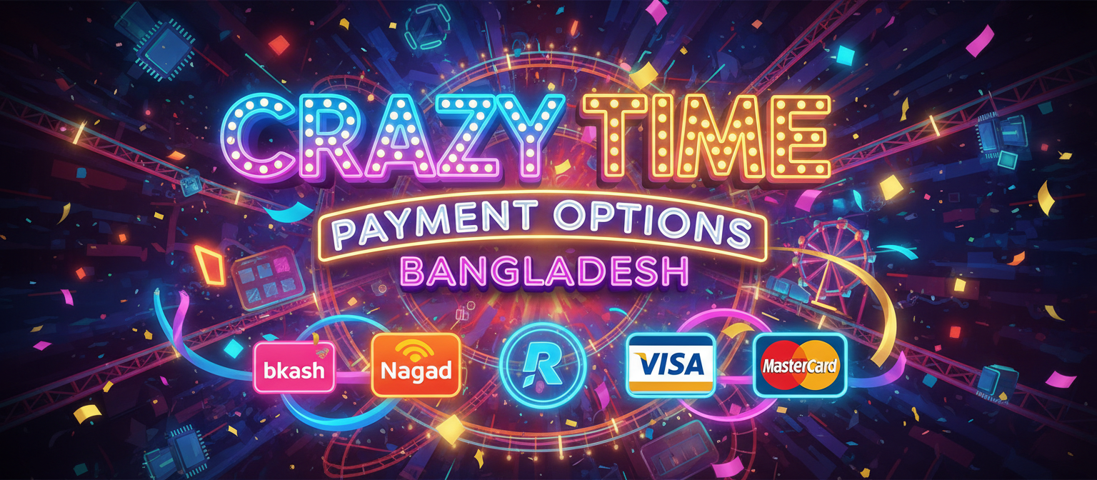 Top up your balance using convenient methods in the Crazy Time Bangladesh app