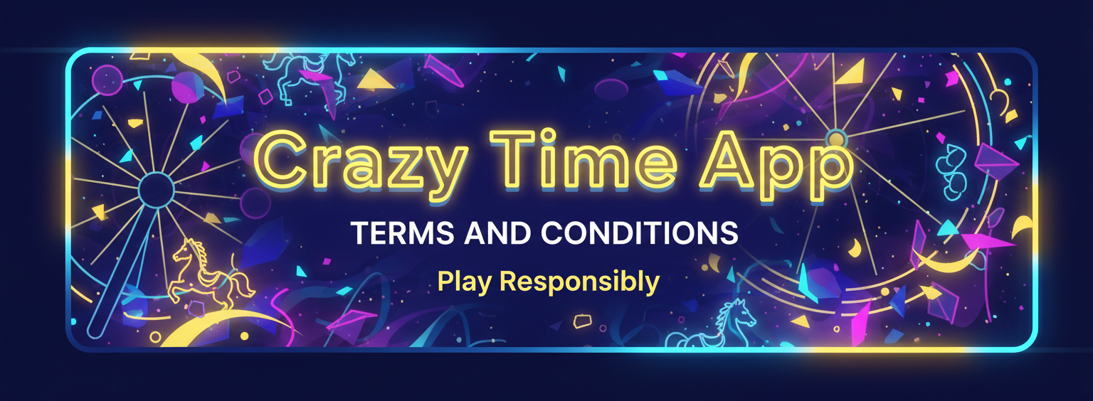 Before playing the Crazy Time app, please read the Terms and Conditions