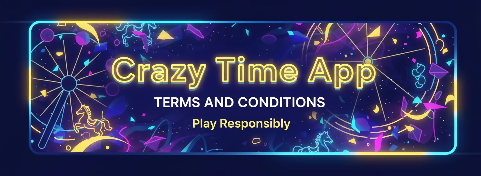 Before playing the Crazy Time app, please read the Terms and Conditions